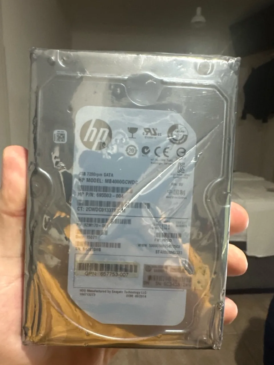 HD HP 4TB SATA 7200rpm
