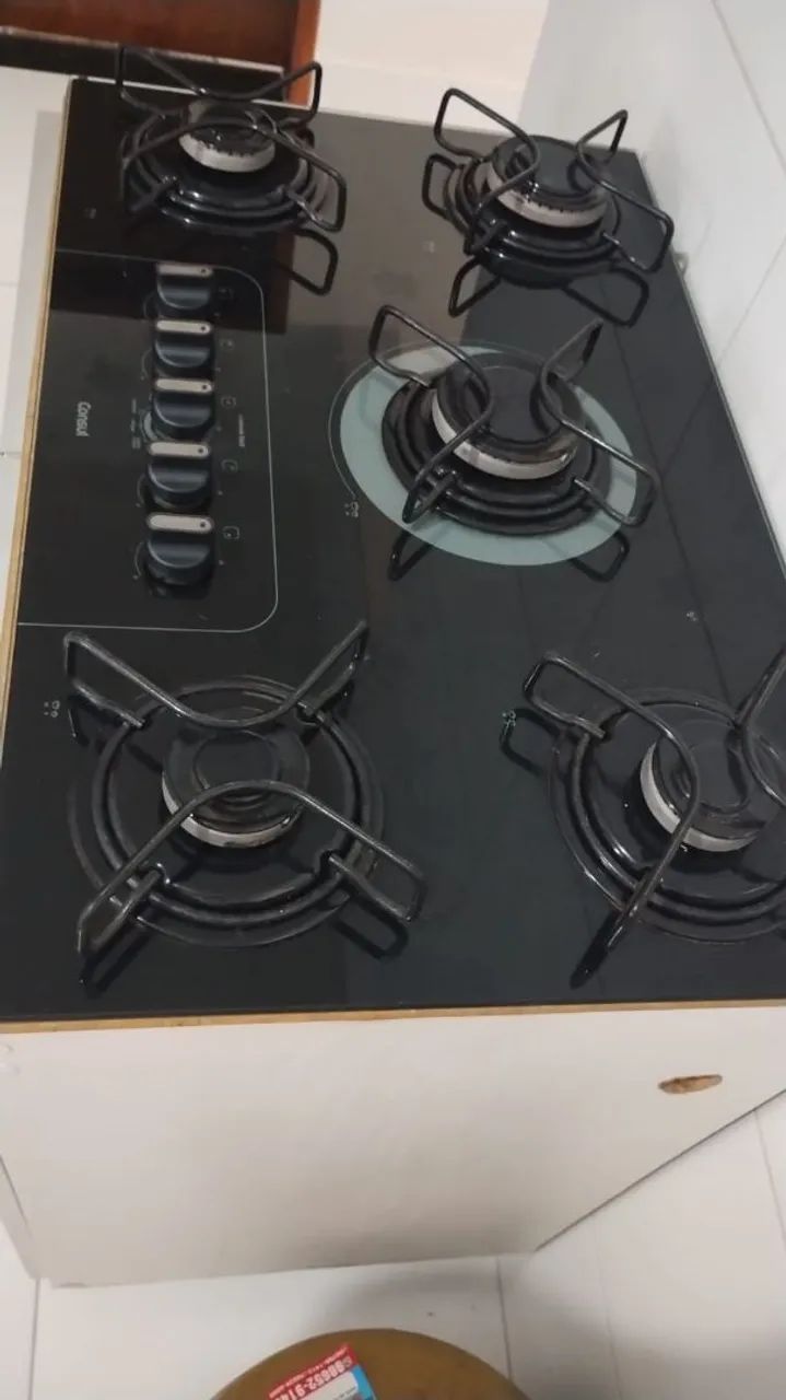 Cooktop 5 Bocas com Mesa de Vidro mais armário. Leia a descrição! - Foto 4