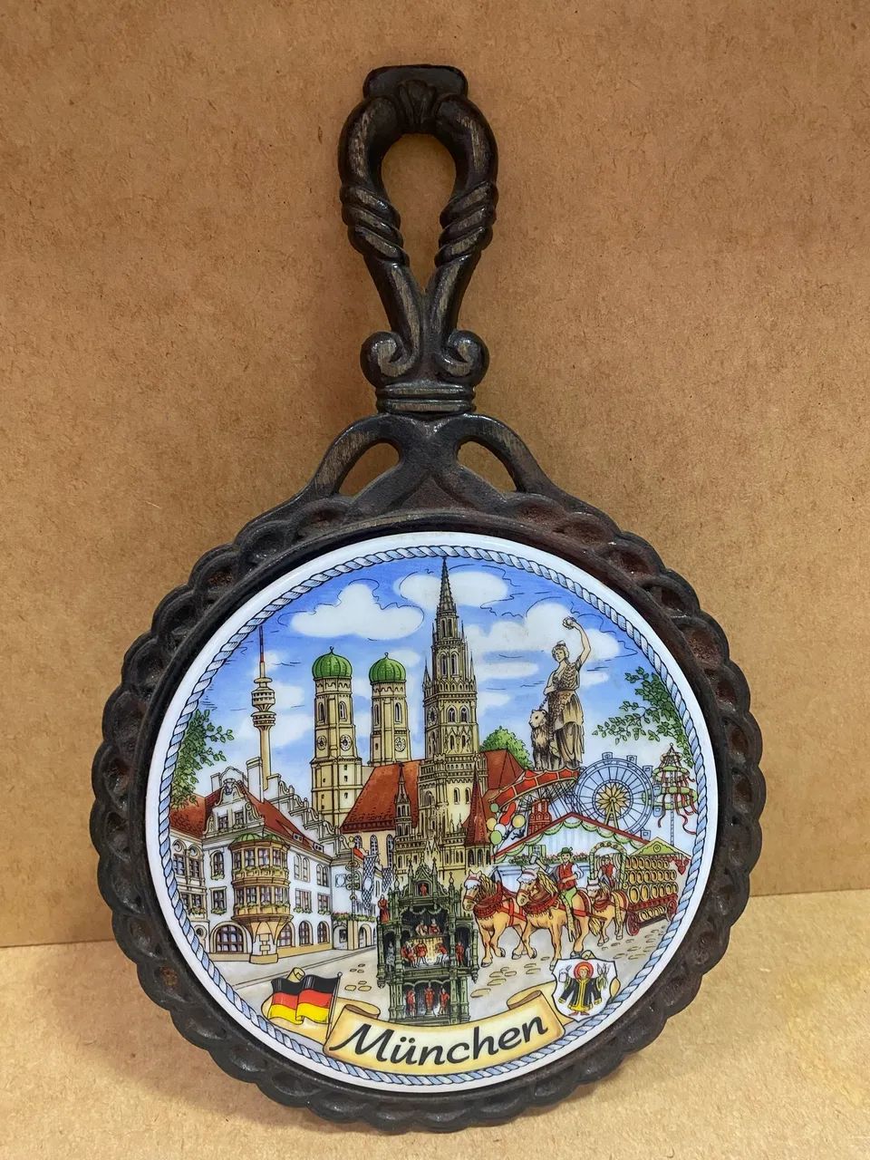 Trivette vintage de ferro fundido MUITO RARO. - Foto 2