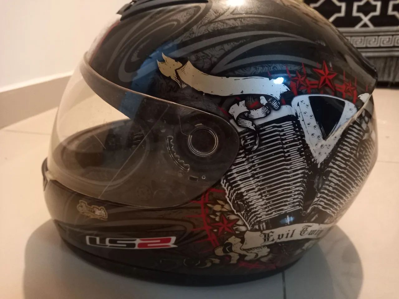 Capacete LS2 Evil Twin - Foto 4