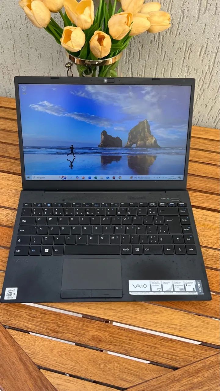 Notebook VAIO  Core i7-10ª/8G/ SSD 1TB/TELA FULLHD/NOTA-GARANTIA