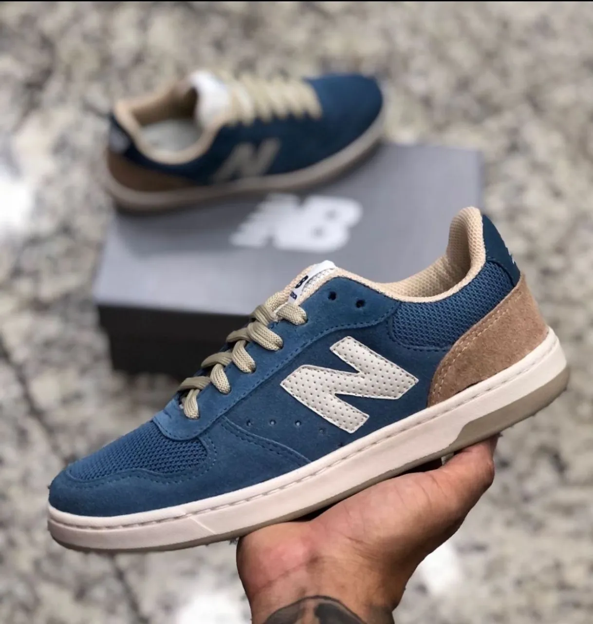 New Balance Azul - Conforto e Estilo