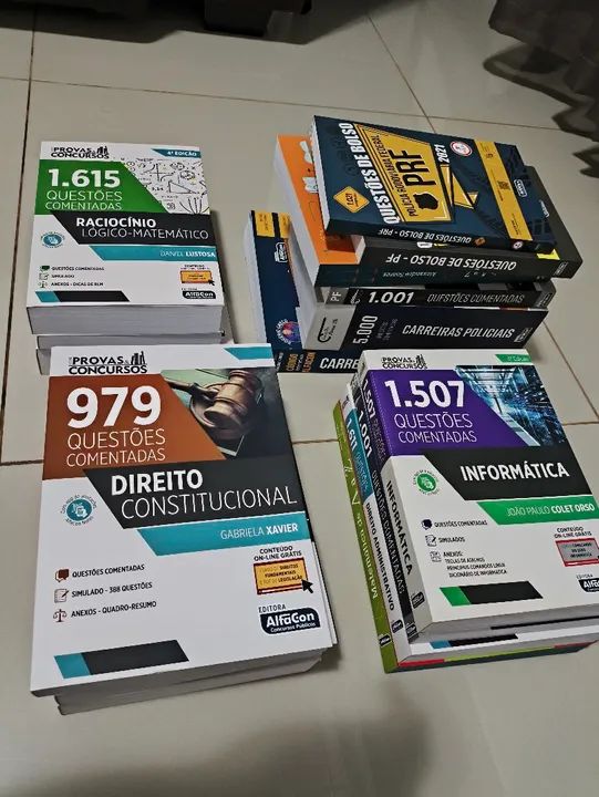 Livros para concursos - PF, PRF, Detran, Gramática e Carreiras Policiais - Foto 5