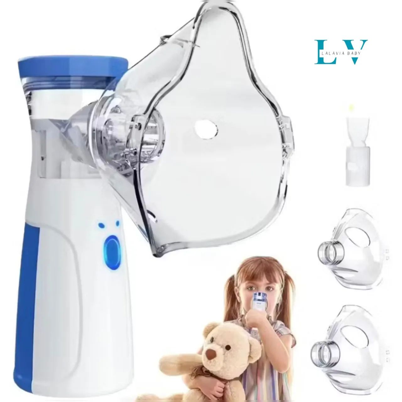 Nebulizador Portátil Mini Inalador Silencioso Ultra-sônico 