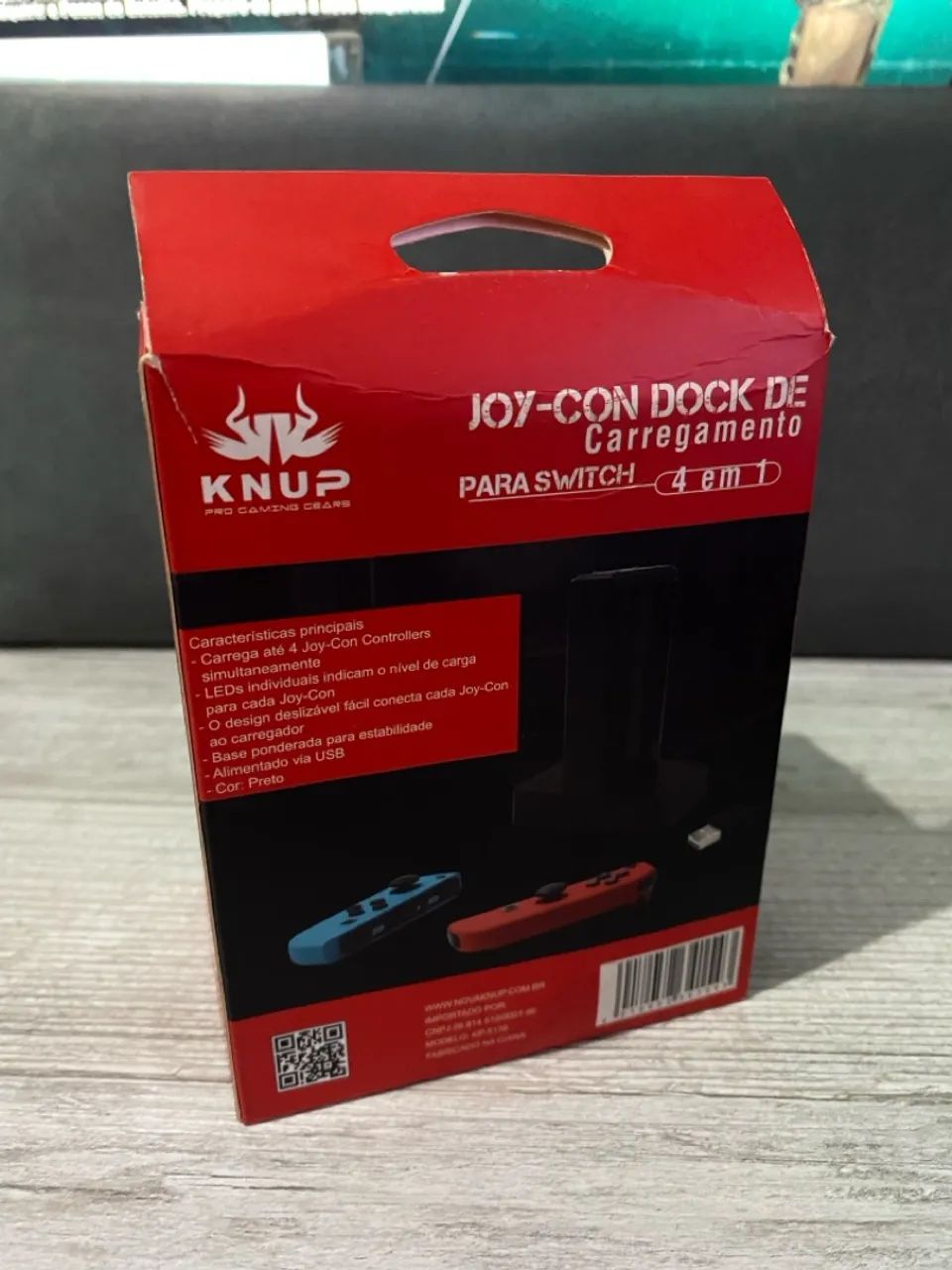 Nintendo Switch Base de Carregamento para 4 Joy-Cons Switch - Foto 4