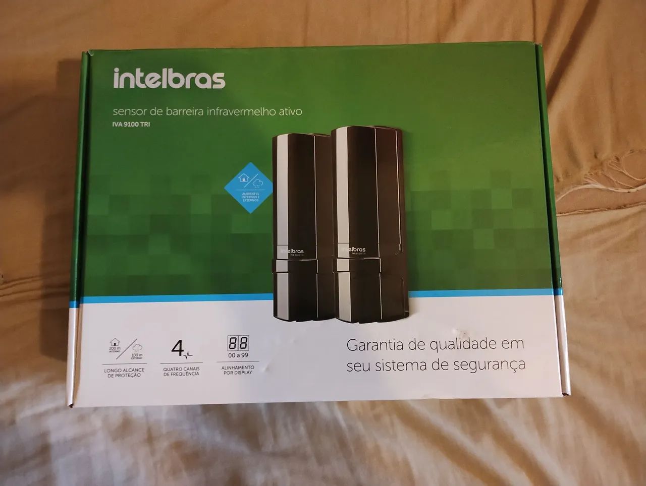 Sensor de barreira infravermelho ativo Intelbras