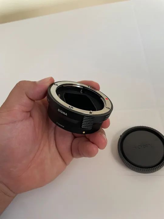 Adaptador Sigma MC-11 Lentes Canon EF - E-mount Sony - Foto 4