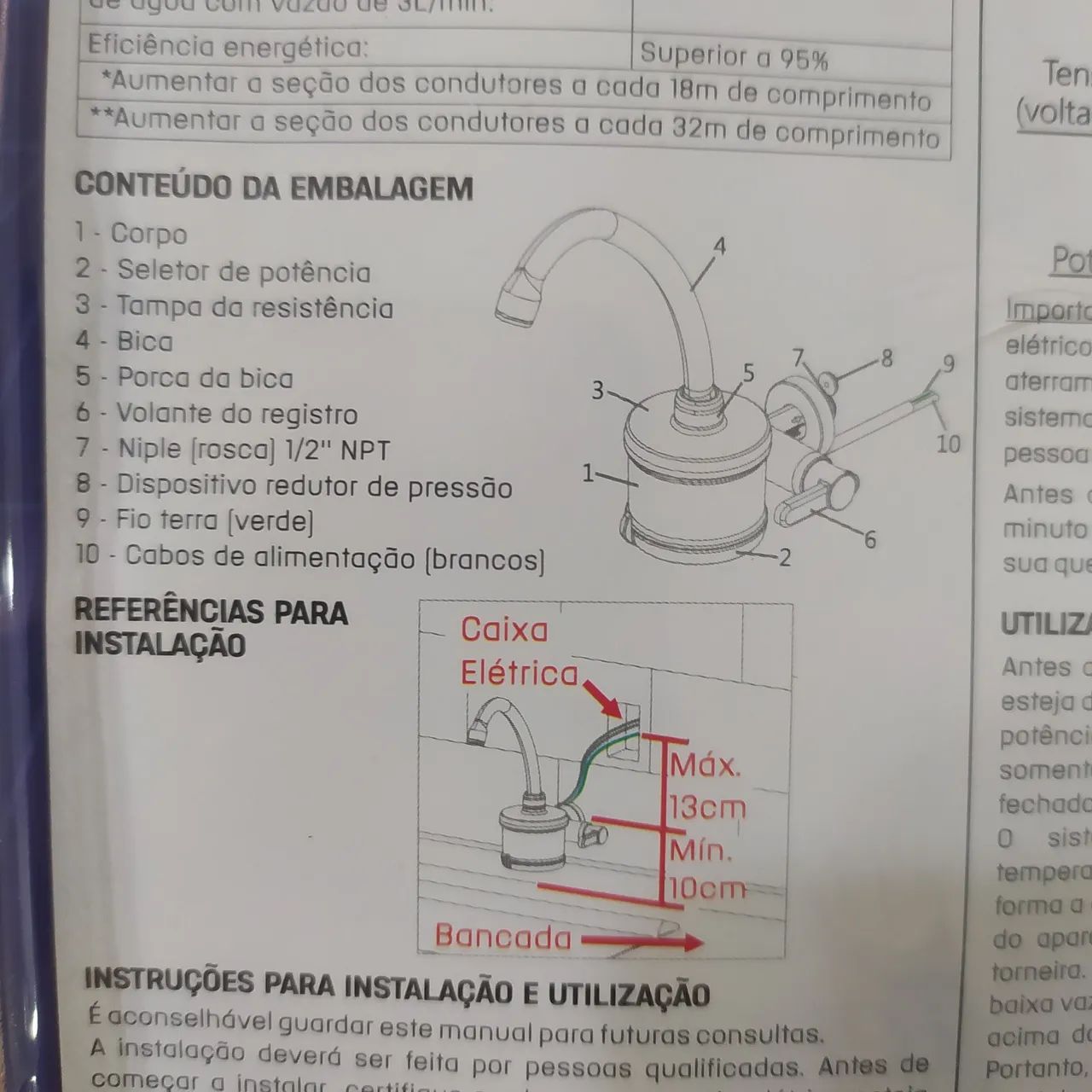 Torneira  Elétrica com design moderno e elegante - Foto 5