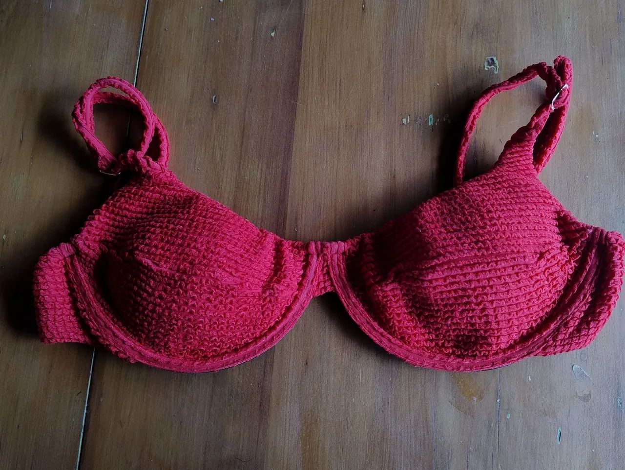 conjunto biquíni vermelho novo