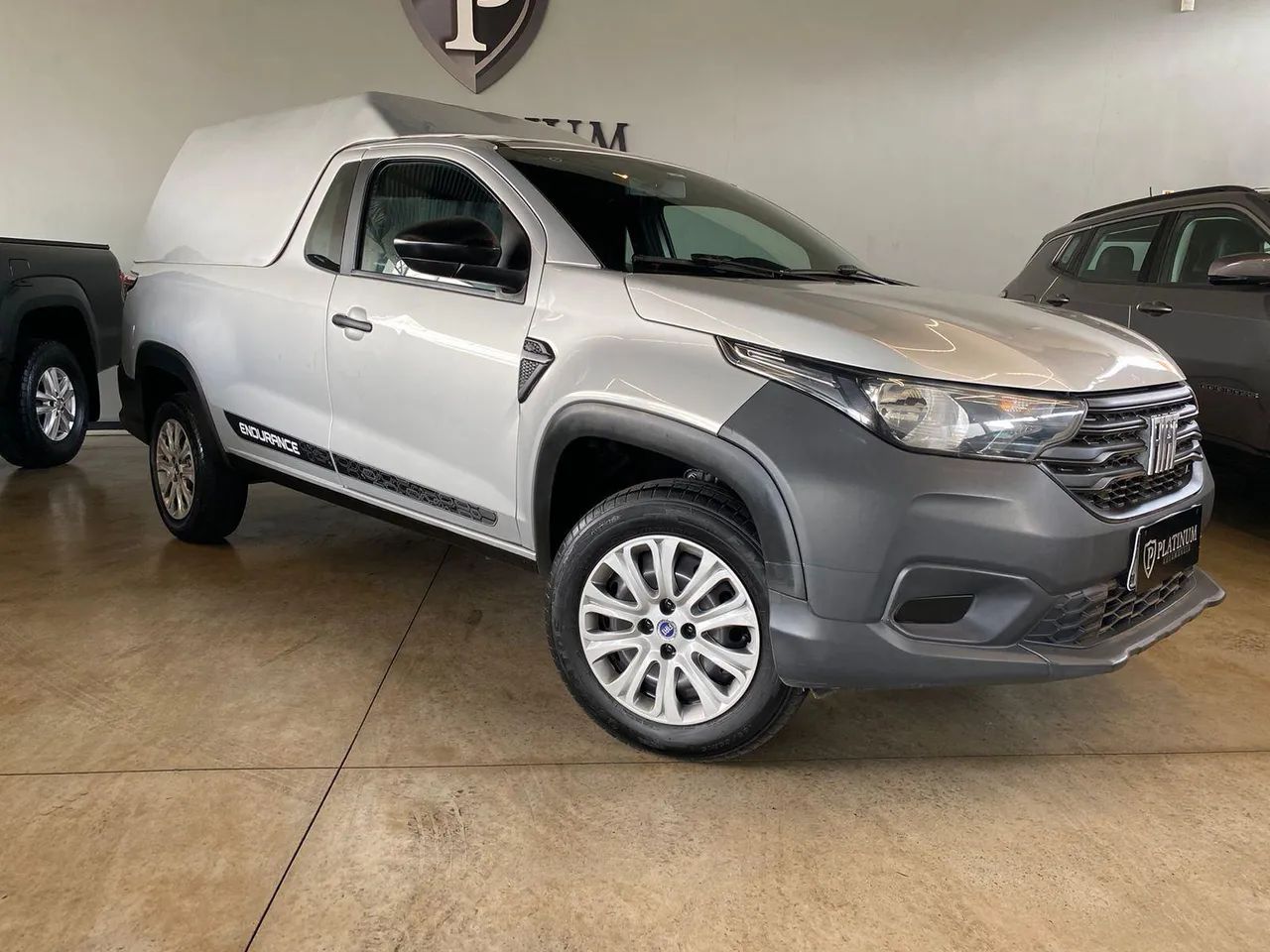 STRADA ENDURANCE 1.4 FLEX 8V CS PLUS  PRATA 2020/2021 - Foto 3