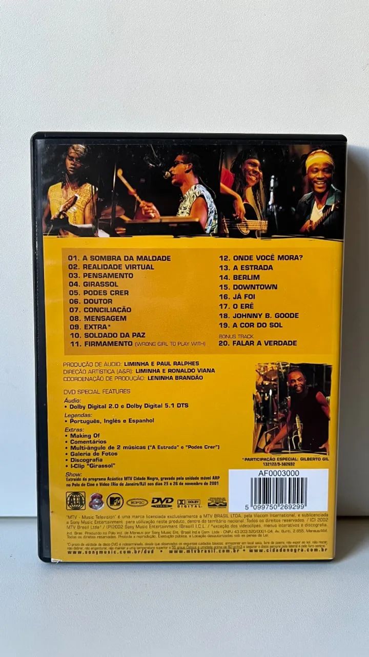 DVD - Cidade Negra: Acústico MTV - Foto 3