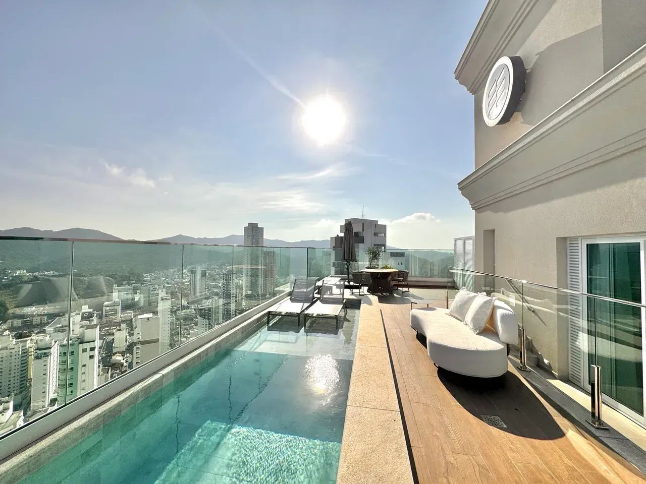cobertura duplex com vista mar e piscina em bc - Foto 4