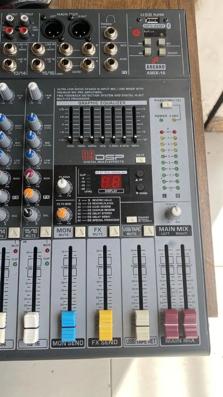 MESA DE SOM ARCANO AMIX-16 - Foto 2