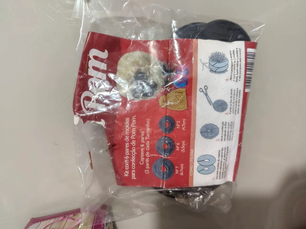 Máquina de tricotin + kit pompom - Foto 2