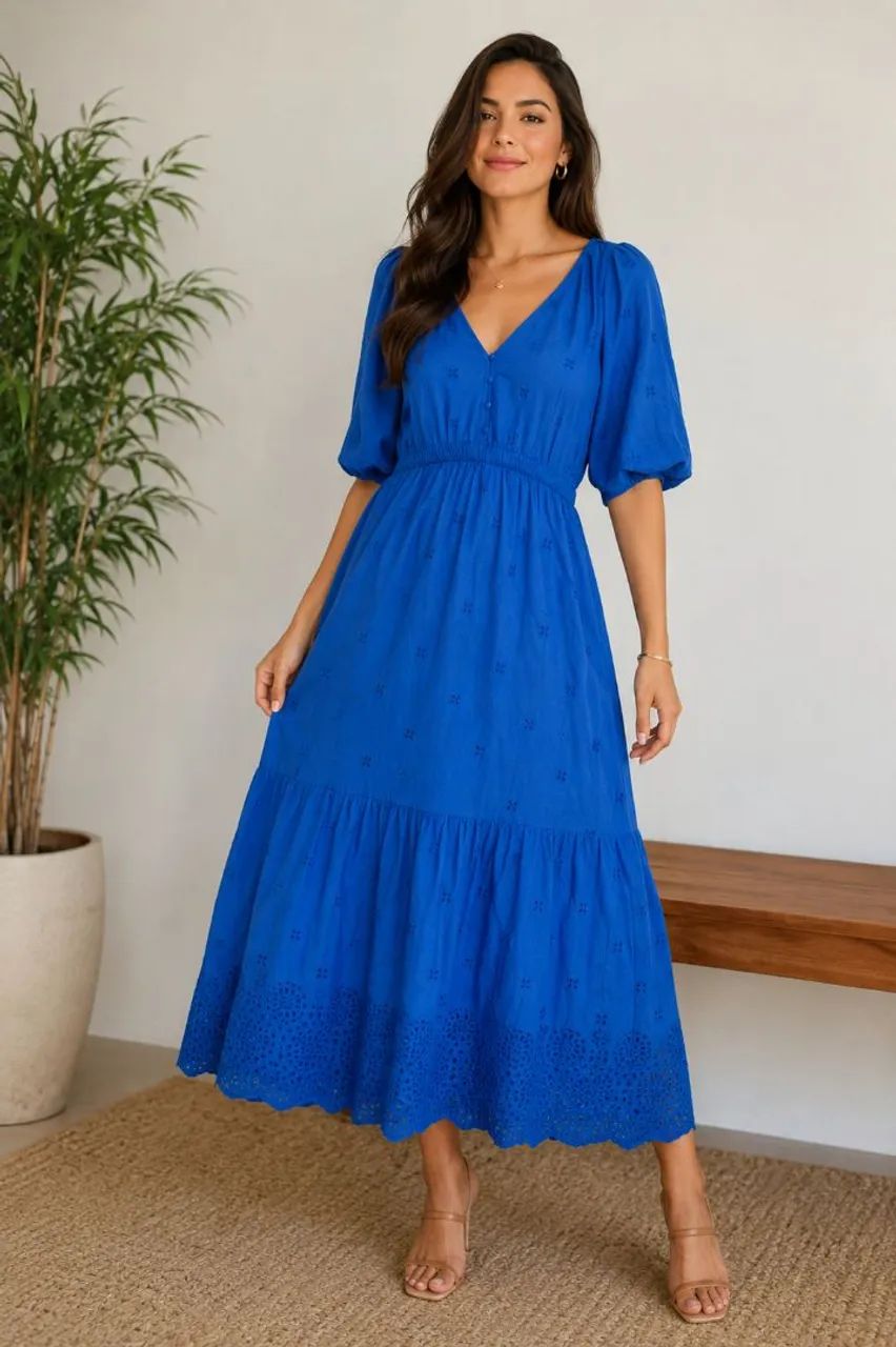 Vestido renner 100% algodão 
