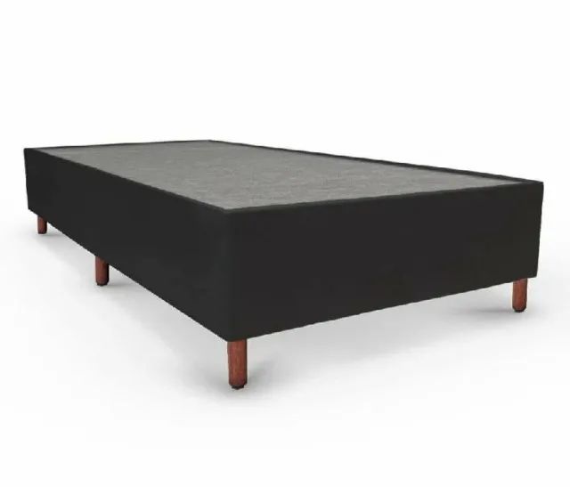 Base Solteiro Tozatto 88x188x26cm Tecido Suede (Nova)