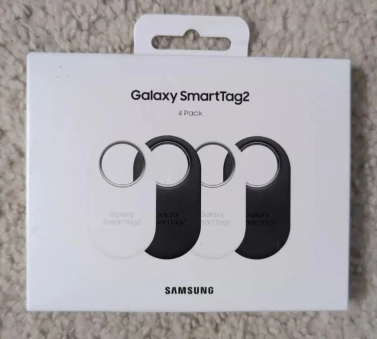 Localizador Bluetooth Samsung Smart Tag2 Pacote com 4 Preto/Branco
