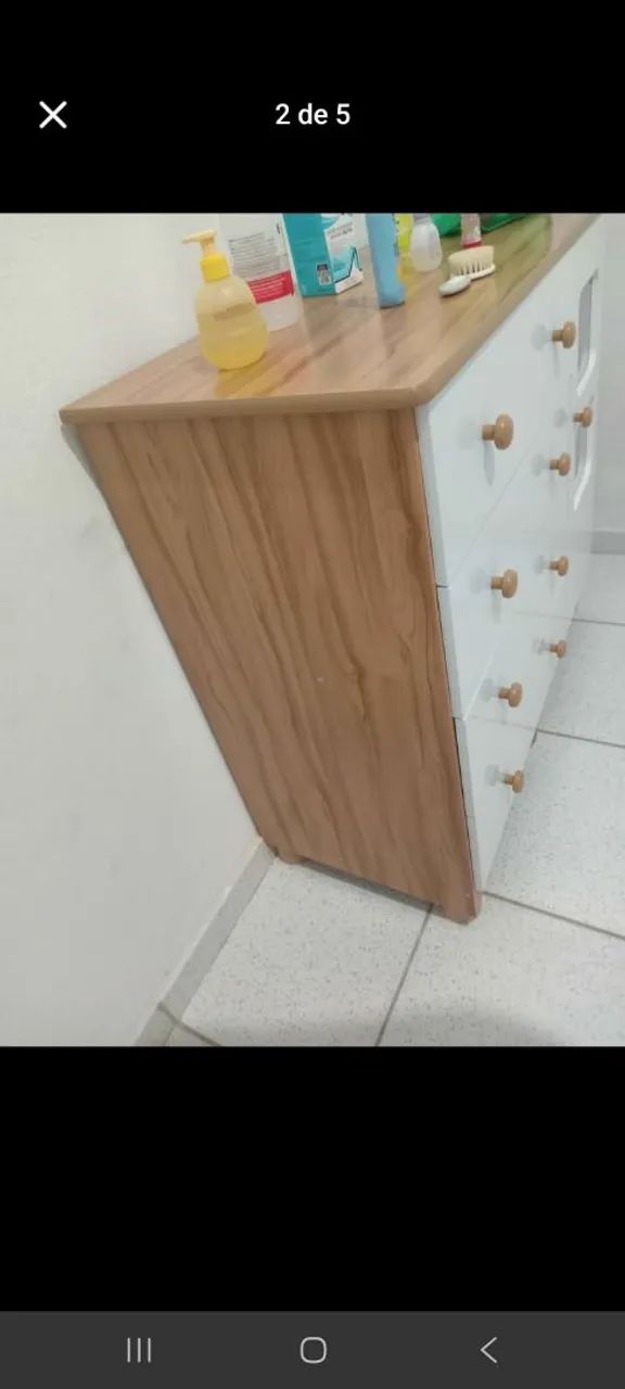 Berço e cômoda pra venda imediata  - Foto 4