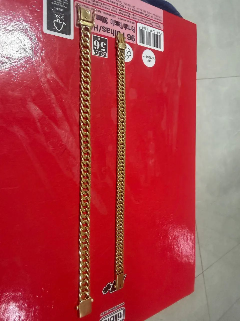 Vendo pulseira de ouro 18kl - Foto 3