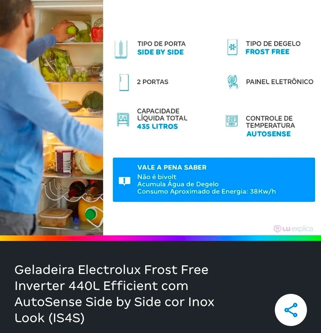 Geladeira Eletrolux 02 portas - Foto 5