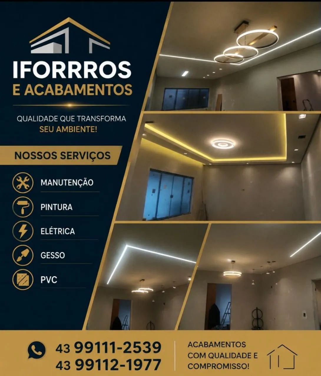 Forros  e Acabamentos