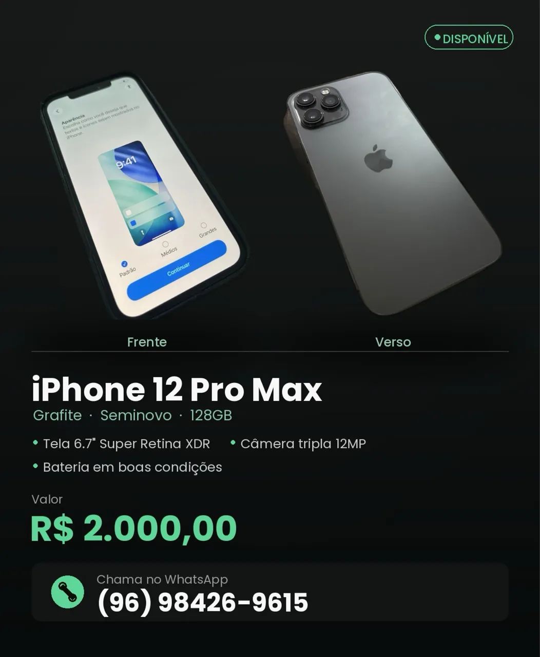 Vendo IPhone 12 Pro Max