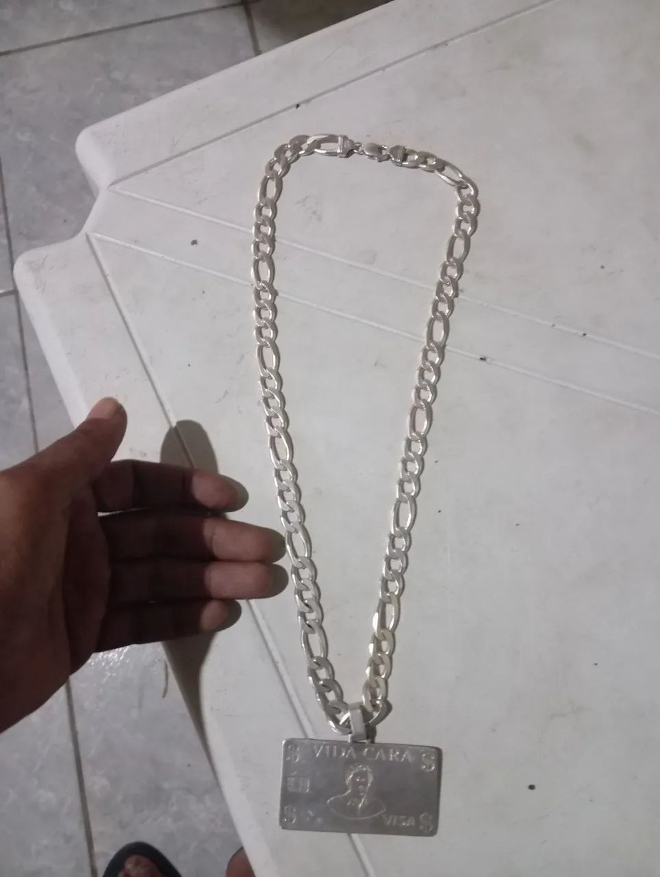 Cordão de prata  - Foto 4