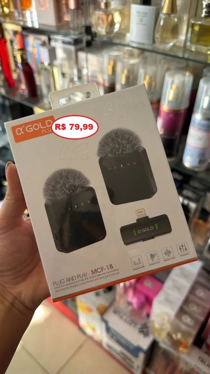 MICROFONE LAPELA IPHONE