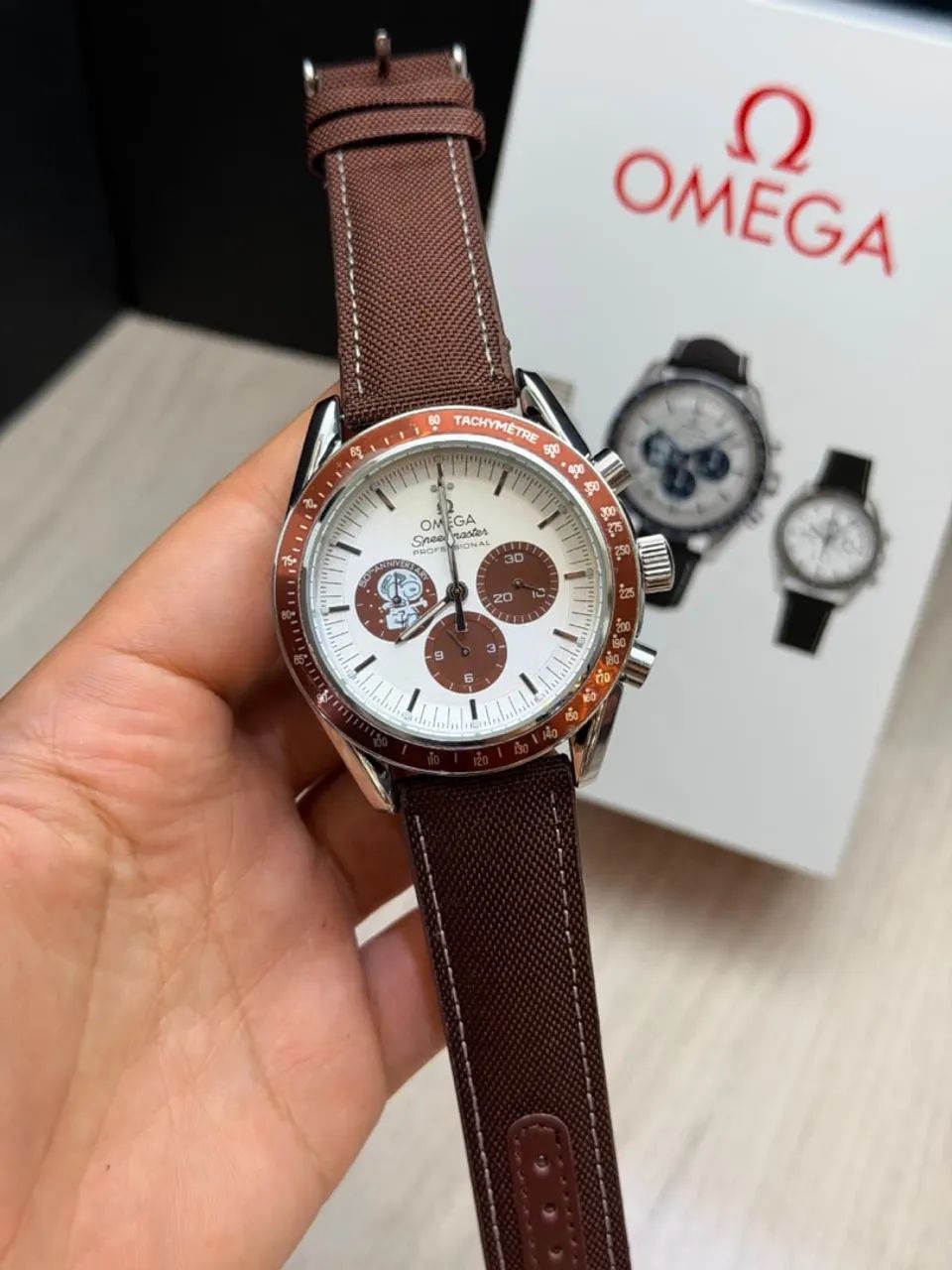 Relógio Omega Speedmaster Snoopy Completo 