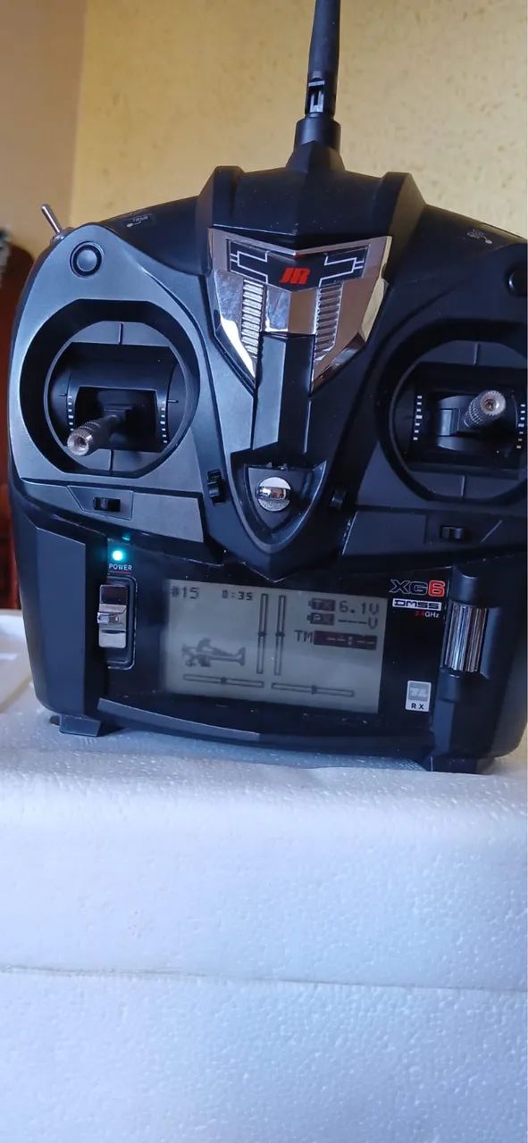 Rádio Controle JR XG6 NOVO - Foto 2