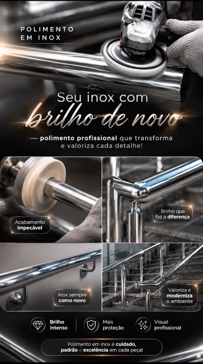 Polimento em inox 