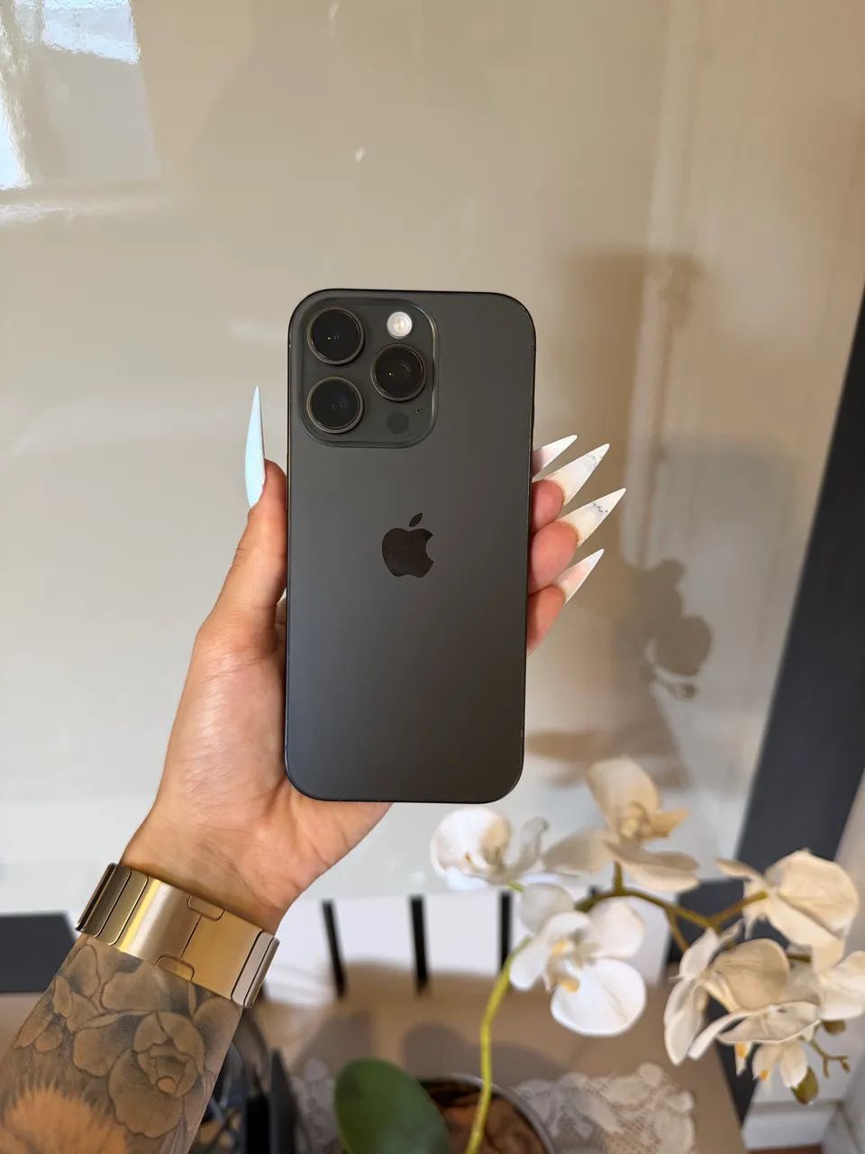 iPhone 16 Pro 256GB Titânio Preto  - Foto 3