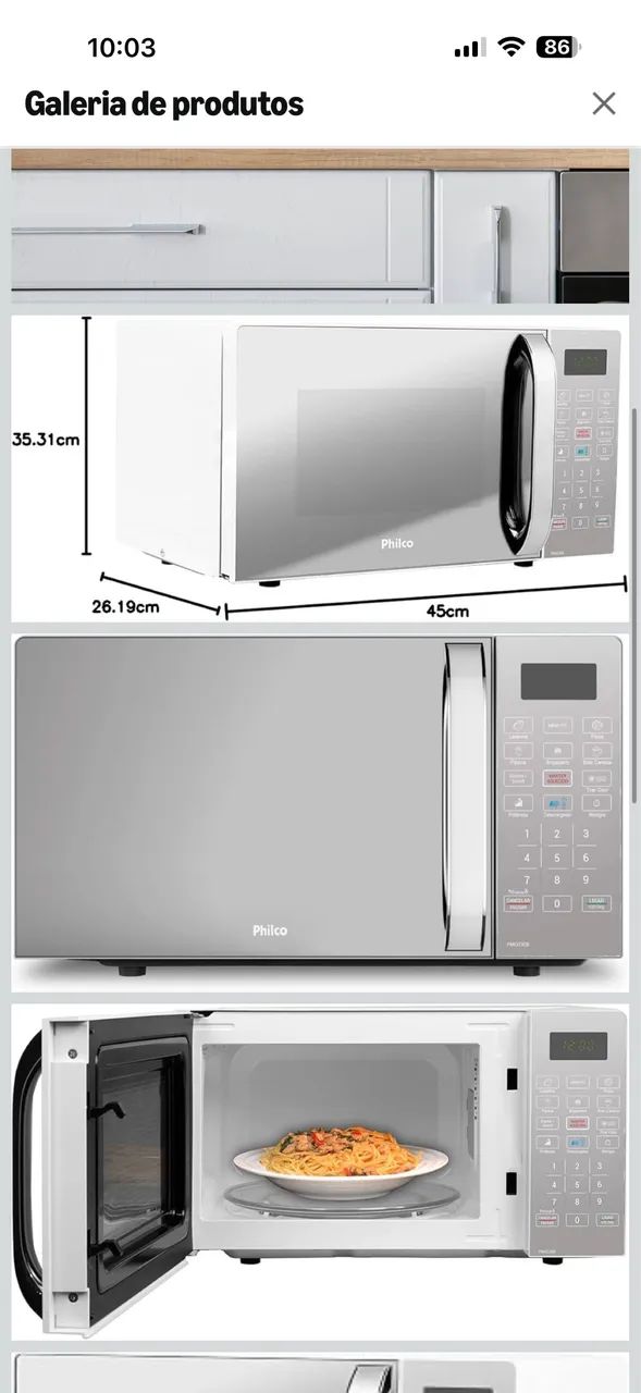 Microondas Philco Novo  33 litros  - Foto 2