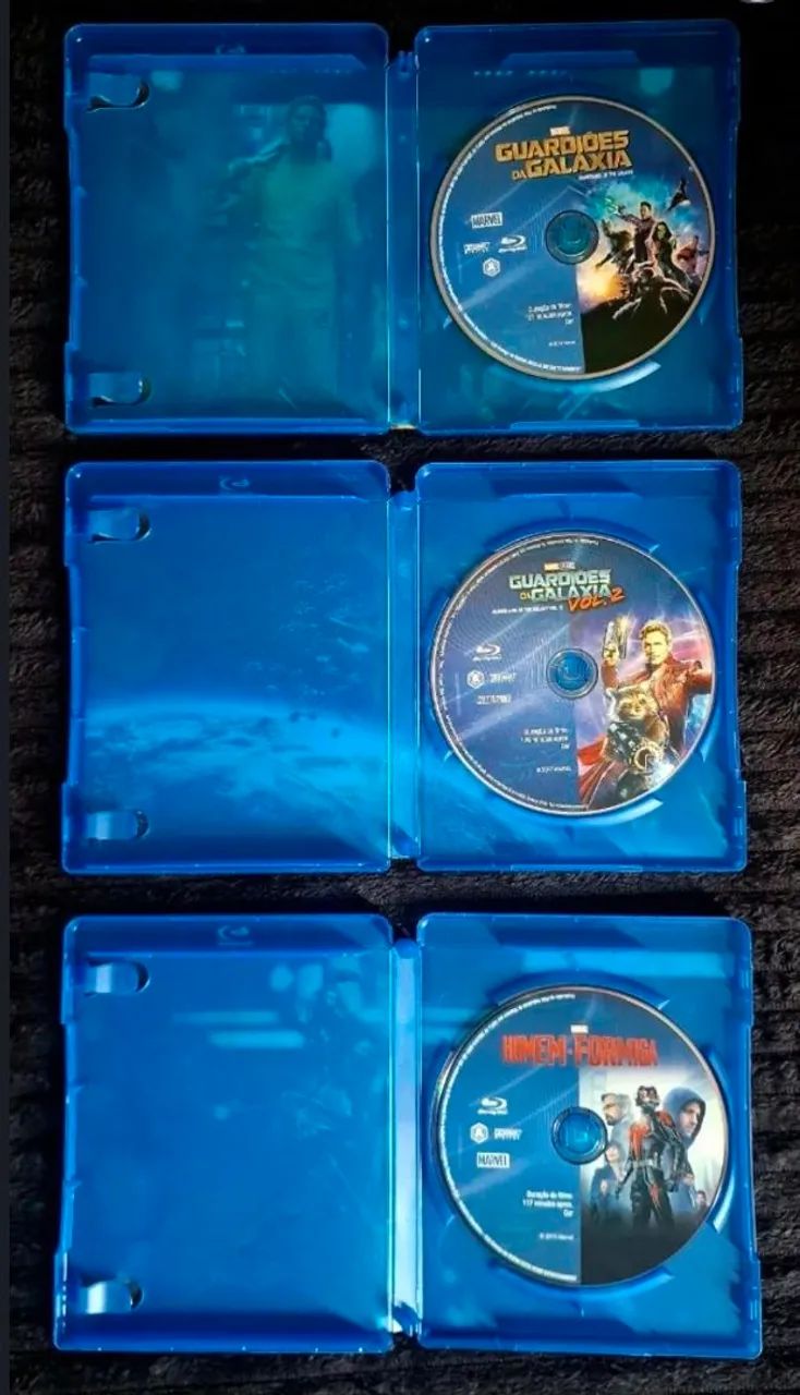Blu-rays Guardiões da Galáxia Vols 1 e 2 - Foto 3