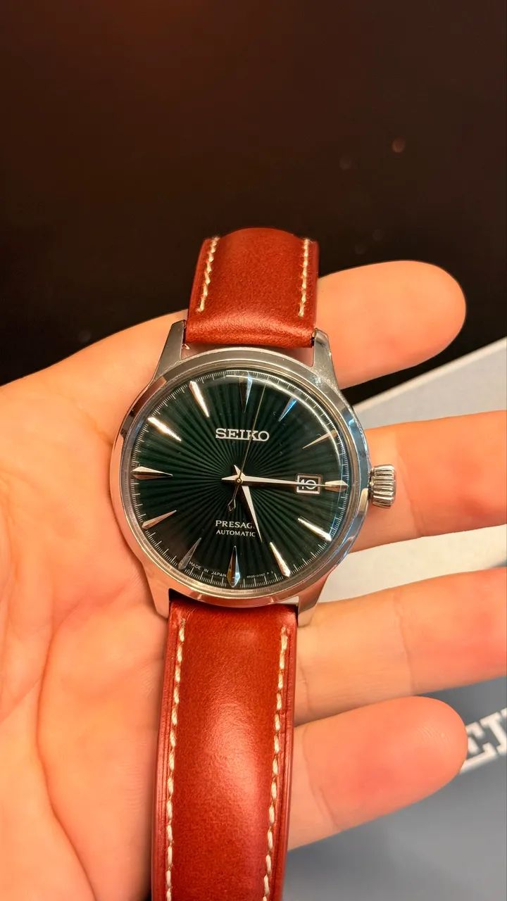 Relógio Seiko presage cocktail full