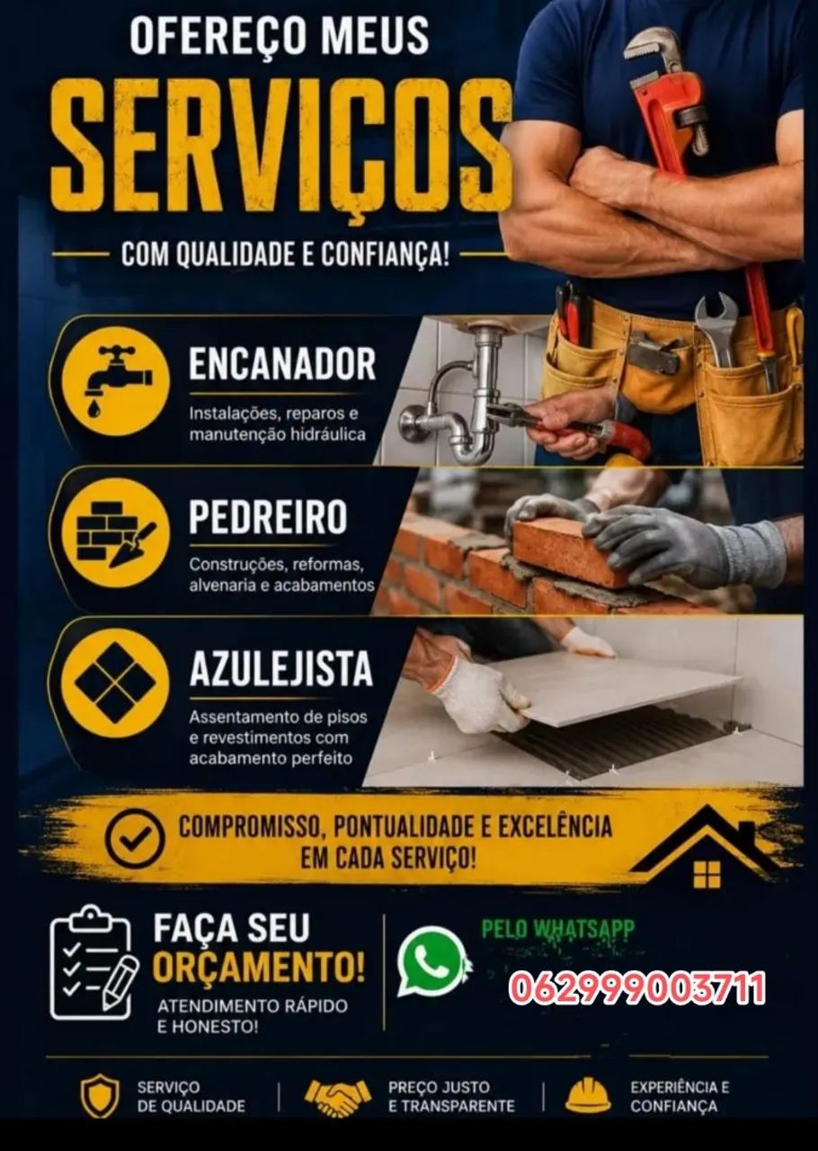 Sou pedreiro azulejista interessa só chamar!