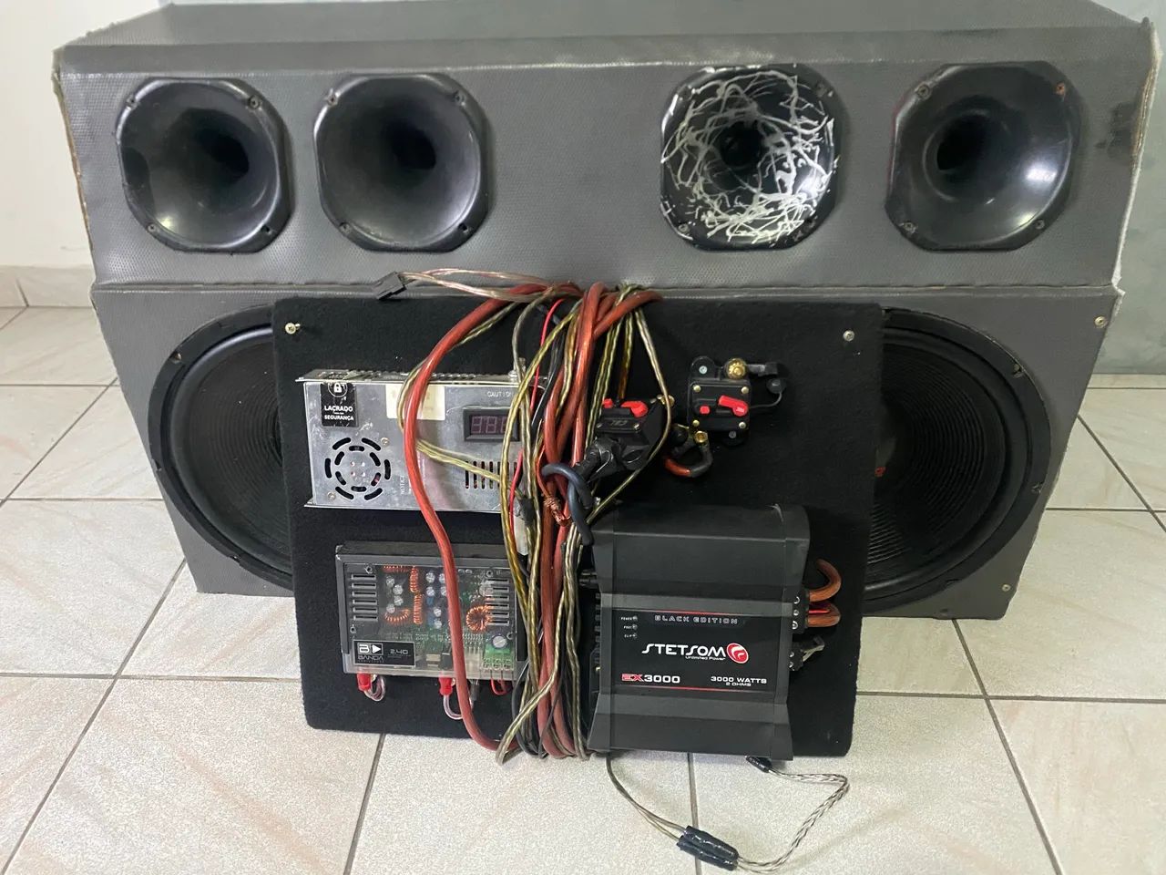 Caixa de Som Automotivo Completa - Buster - Foto 4