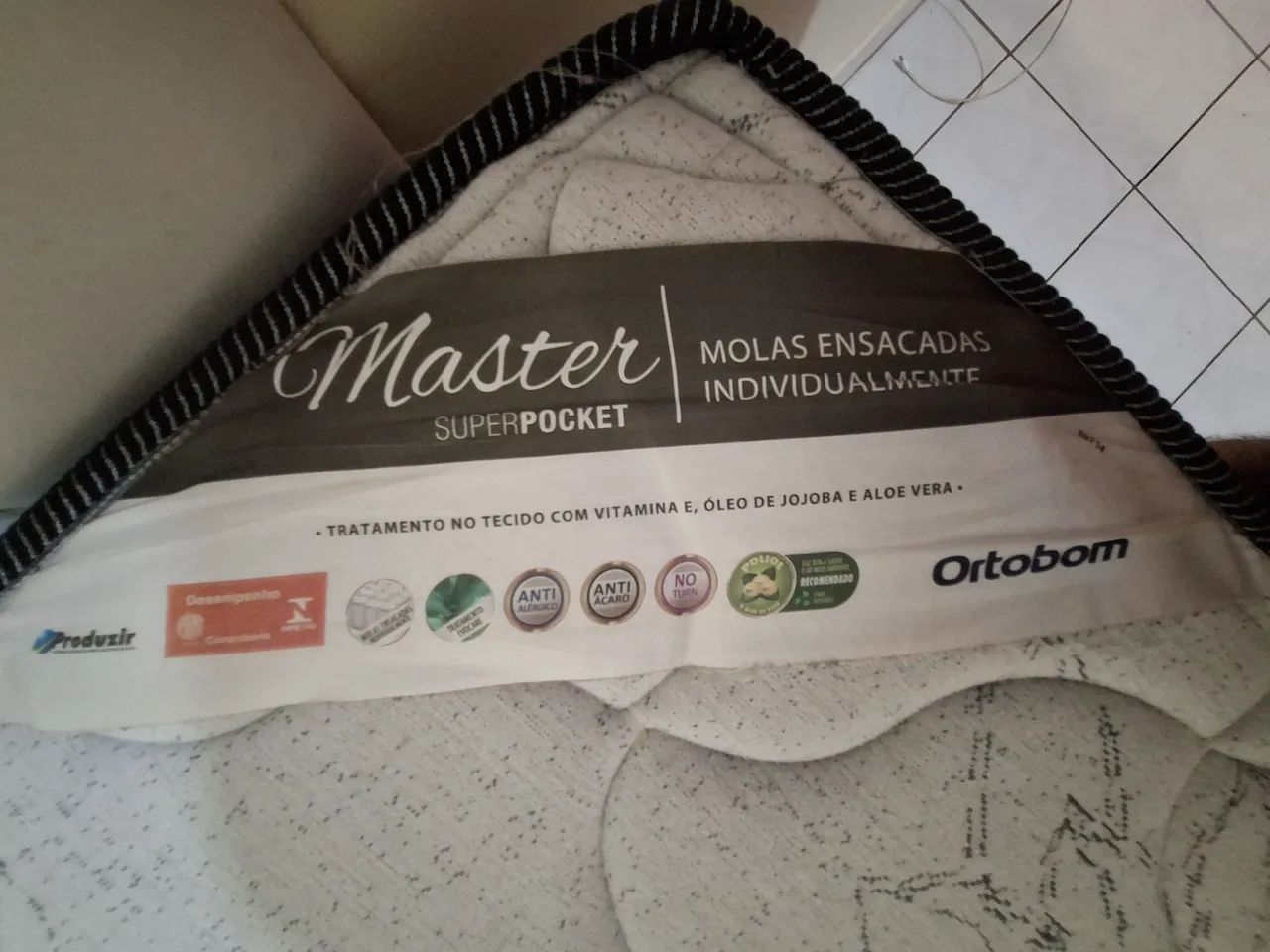 Cama Box Solteirão 1,08m Ortobom - Molas Ensacadas (Base Impecável) - Foto 3