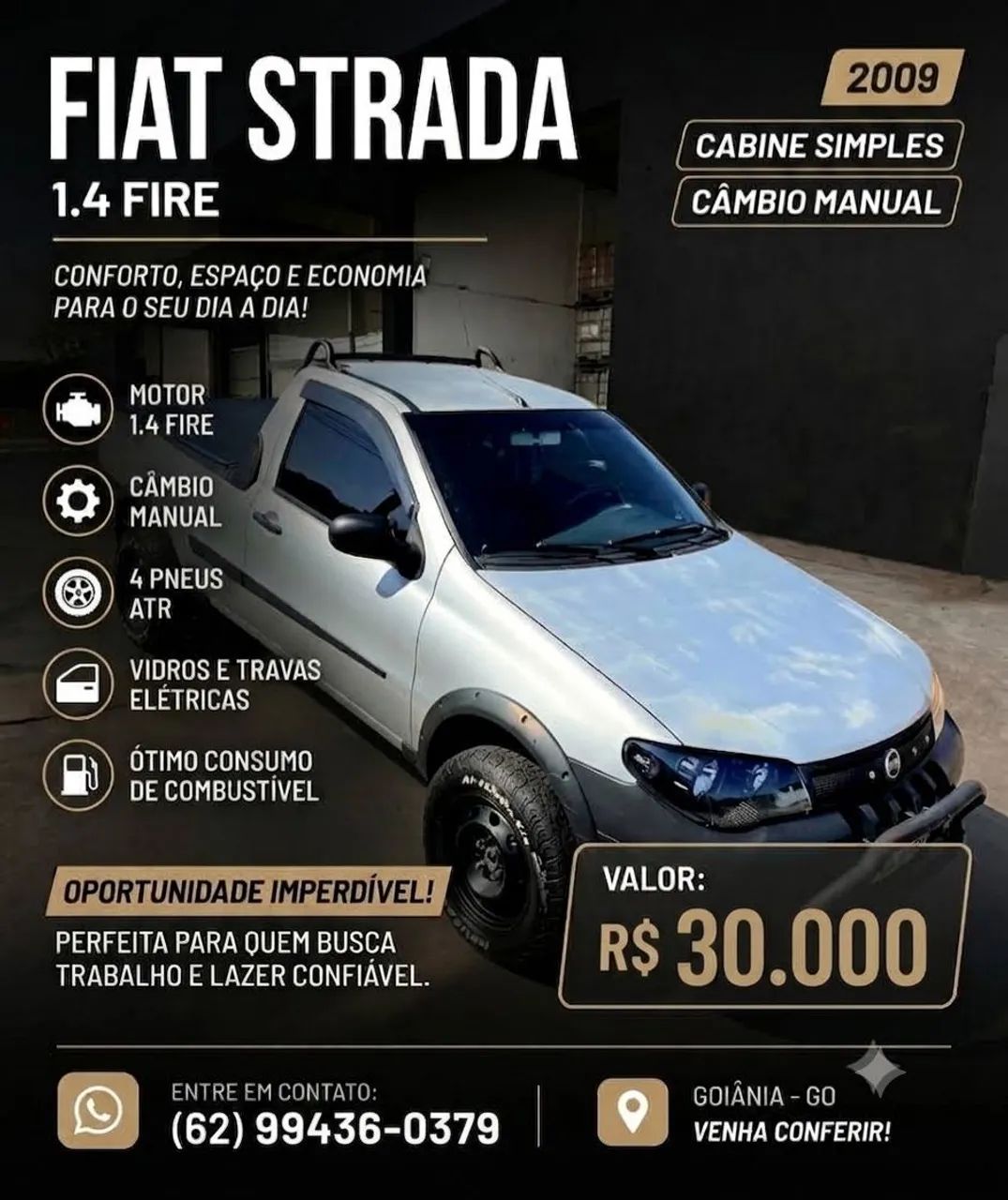 Fiat Strada Strada 1.4 mpi Fire Flex 8V CS 2009