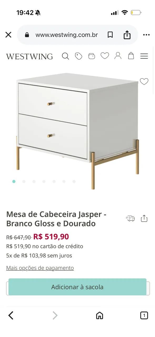 Mesa de Cabeceira