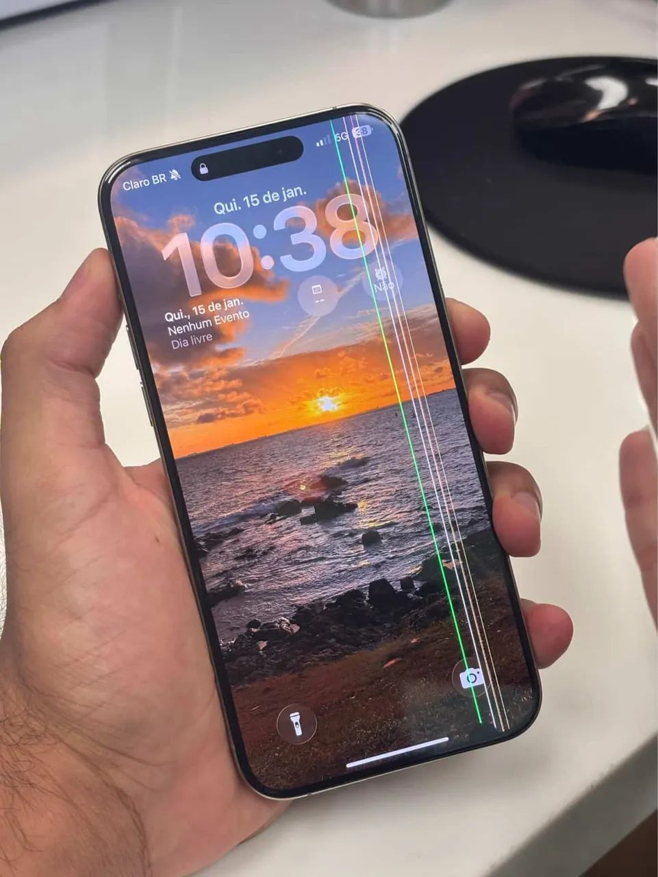iPhone 15 Pro Max ( Tela com Linhas ) 