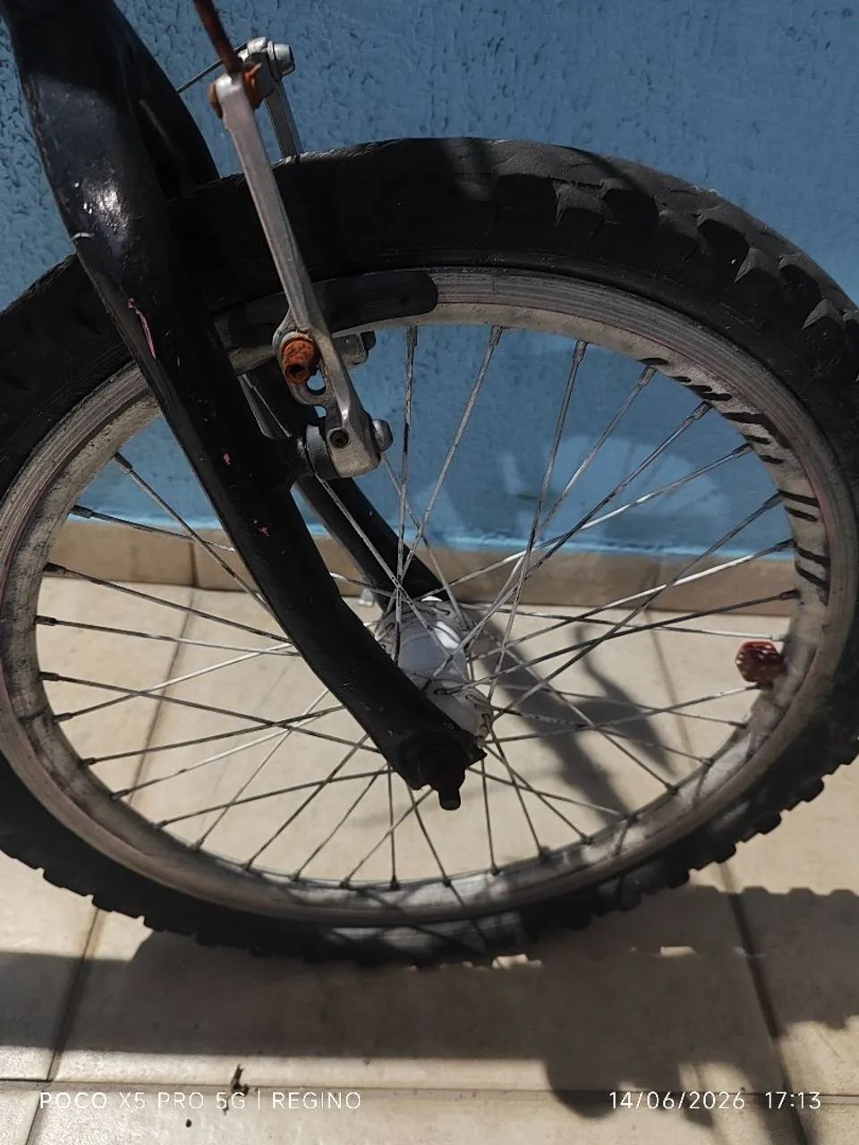 Quadro de bicicleta aro 20 com rodas aero reforçada e cubos de rolamento c