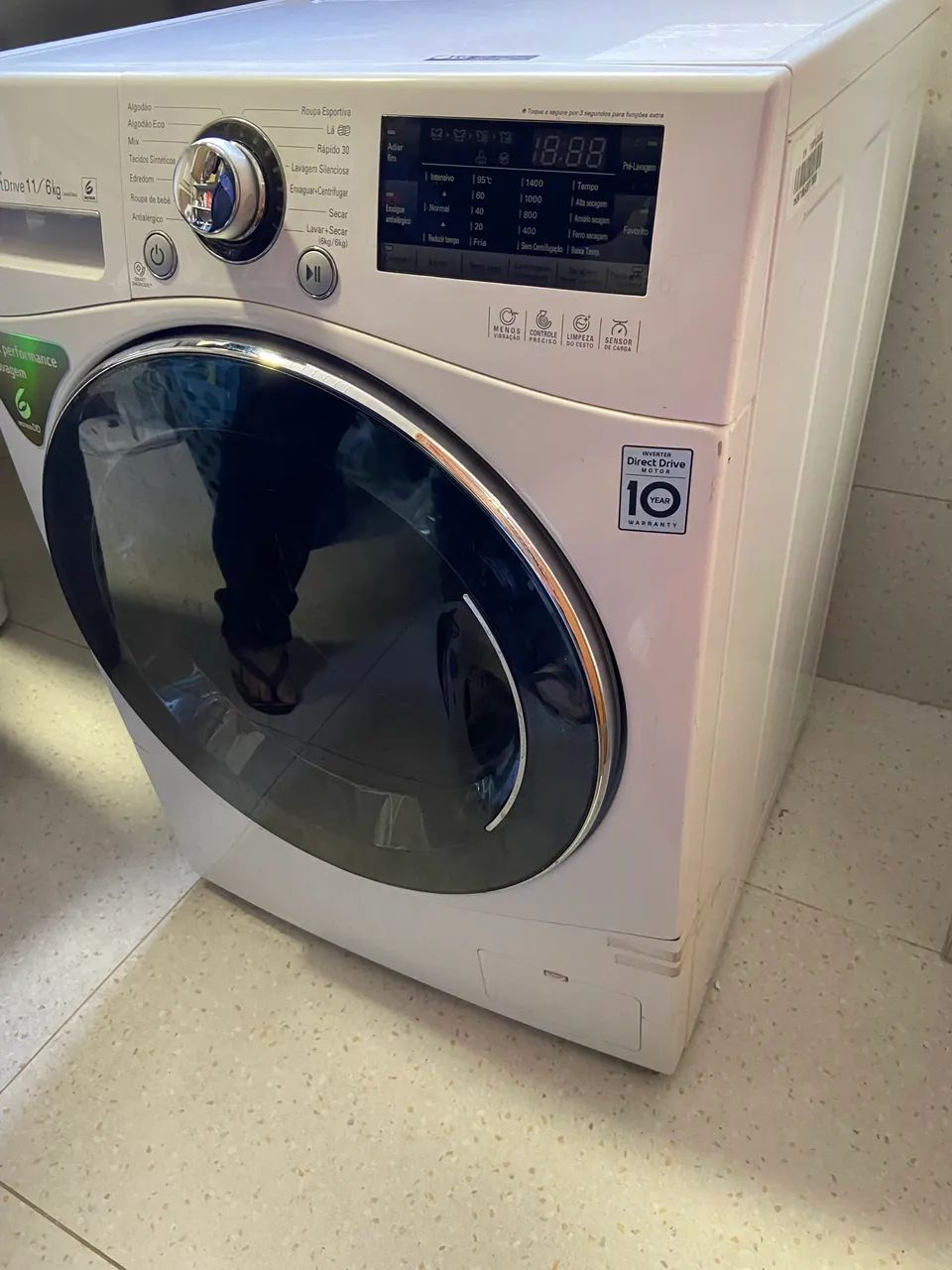 Lava e seca LG 11kg - 220v - funcionando perfeitamente 