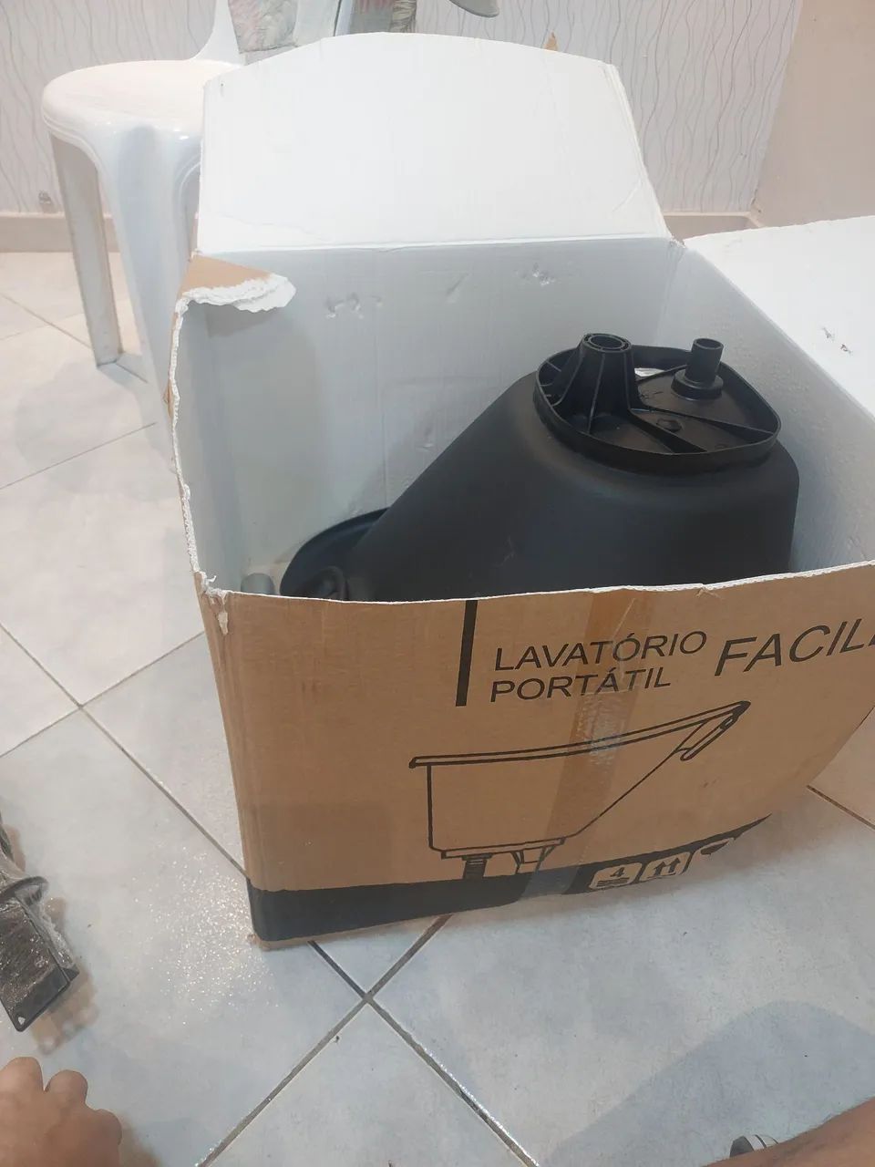 LAVATORIO PORTATIL NUOVO FACILE 1891 - Foto 2