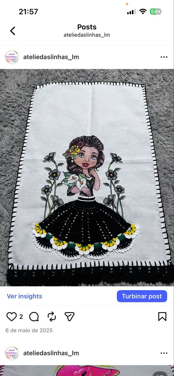 Panos de boneca  - Foto 5
