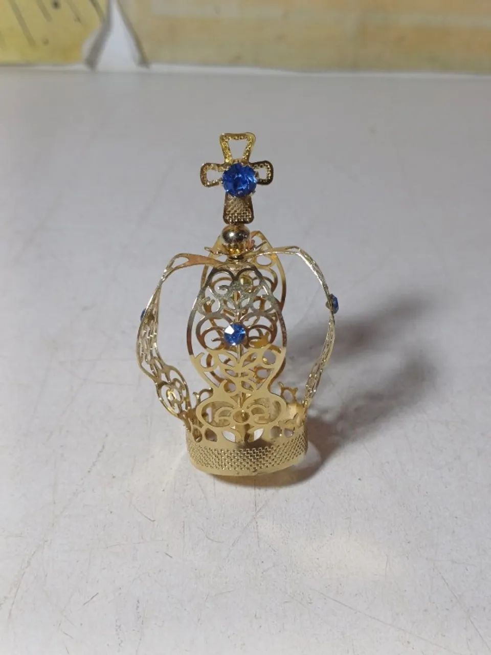 Acessório  coroa dourada para imagem de Nossa Senhora 6cm - Foto 4