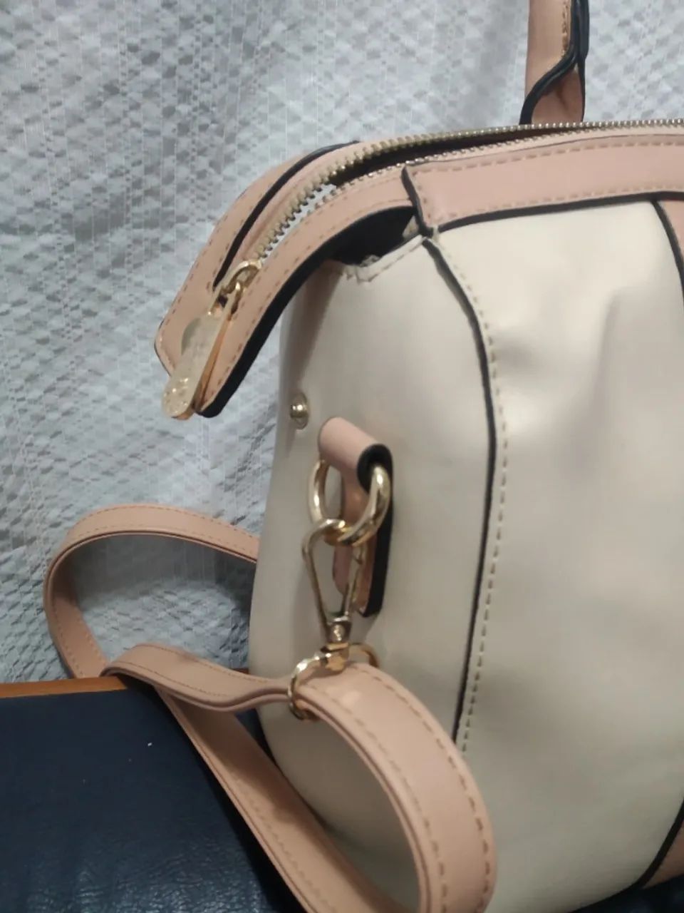 Bolsa feminina grande Lilás original com alça dupla (Produto Novo) - Foto 4