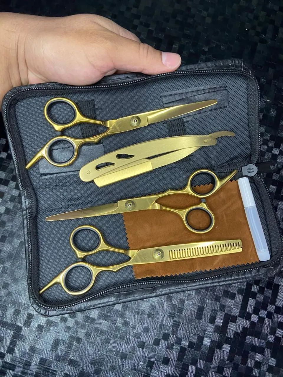 Kit 3 Tesouras com Navalha Yang Lie - Foto 3