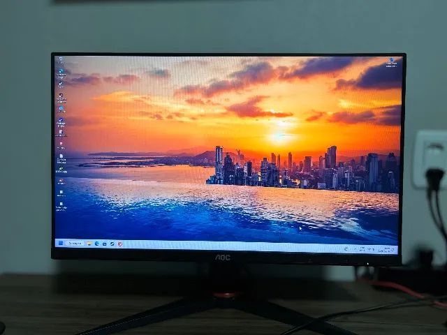 Monitor gamer  AOC 24" IPS Full HD 75 HZ 1MS FreeSync -  Modelo 24G2HE5 - Foto 2
