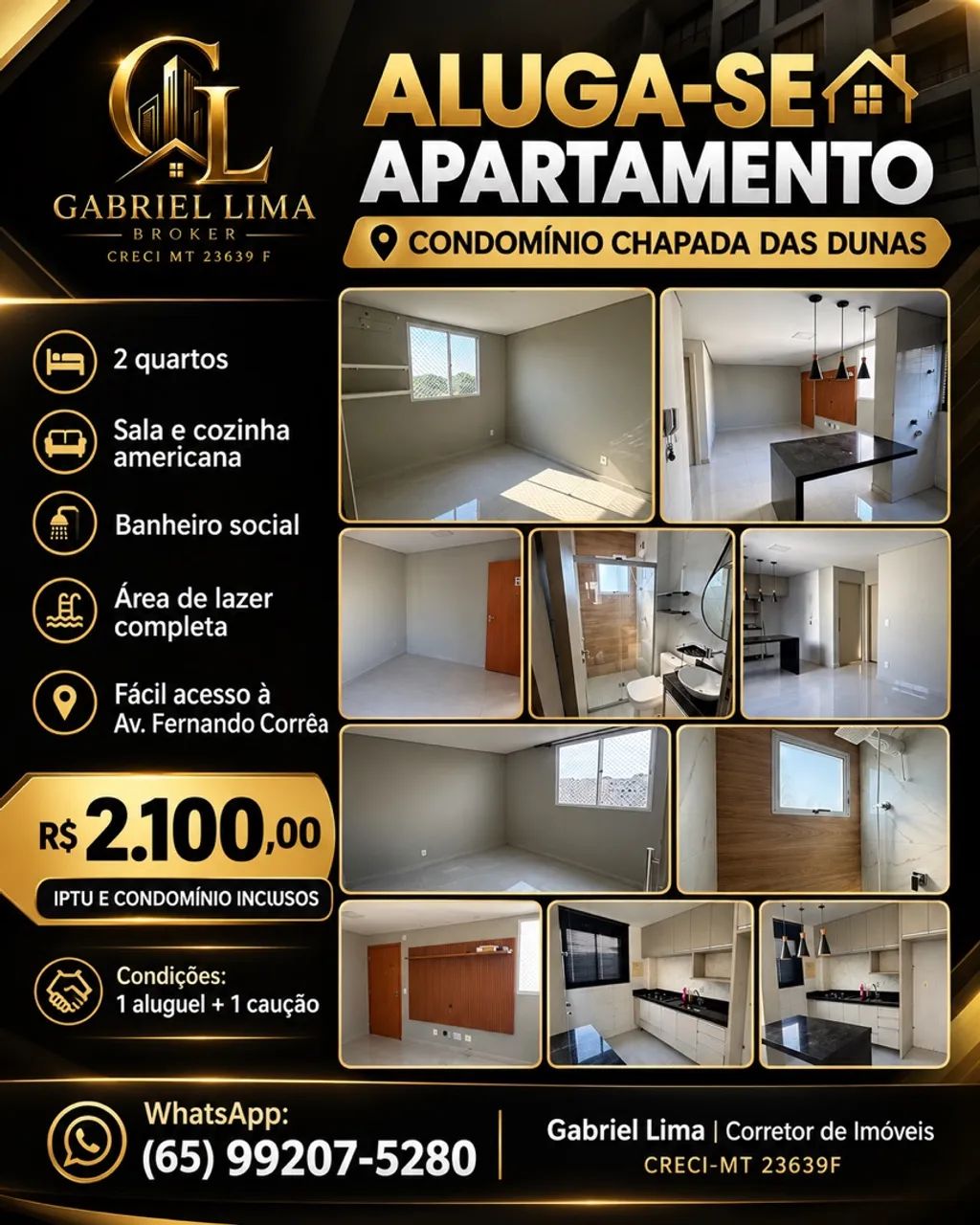 ALUGA-SE APARTAMENTO | CHAPADA DA DUNAS 